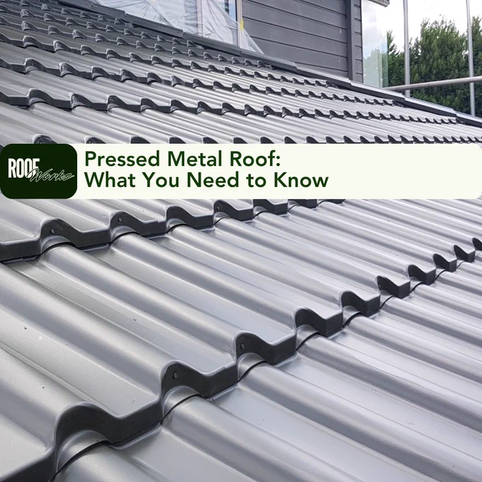What is a pressed metal roof?