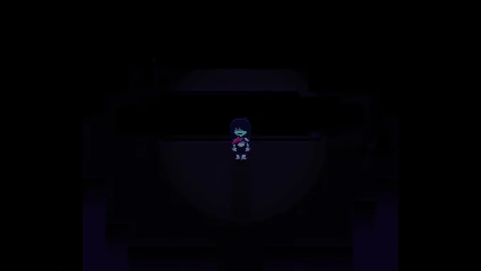 Kris standing in the introductory area of the Void