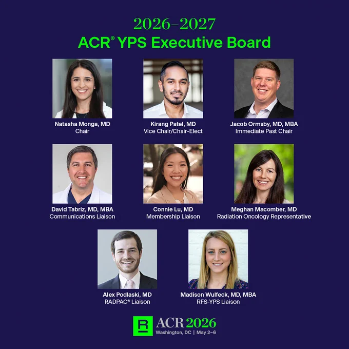 2026 ACR YPS Executive Committee