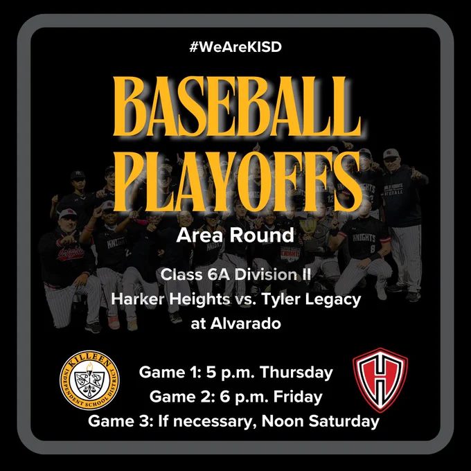 Baseball playoff graphic