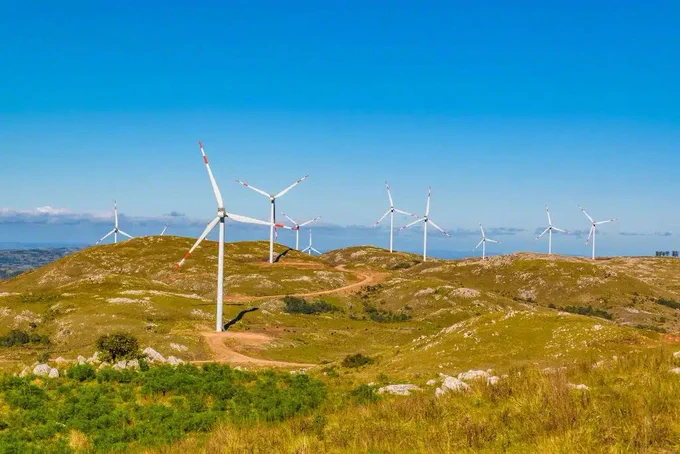 a windfarm in Uruguay