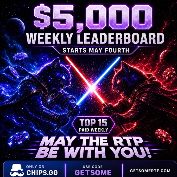 https://chips.gg/signup?r=getsome

$5,000 USD weekly leaderboard starts tomorrow!