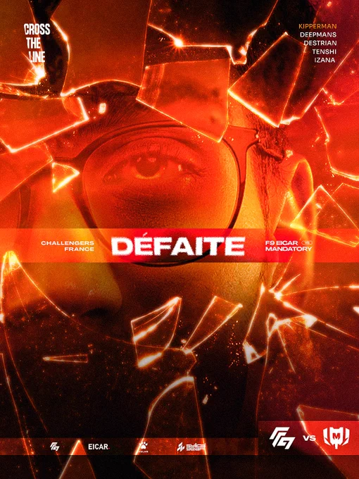 Affiche de défaite