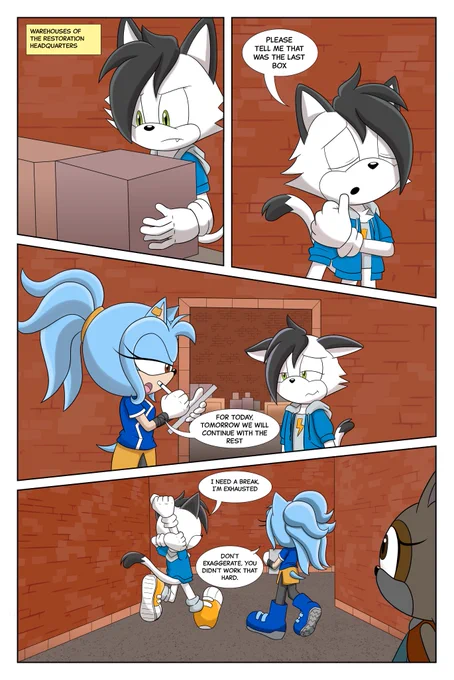 Two original Sonic characters who are part of the Restoration and only appear on this page as extra characters