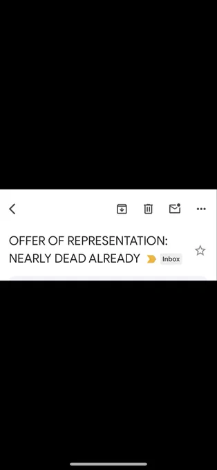 Offer of representation: Nearly Dead Already