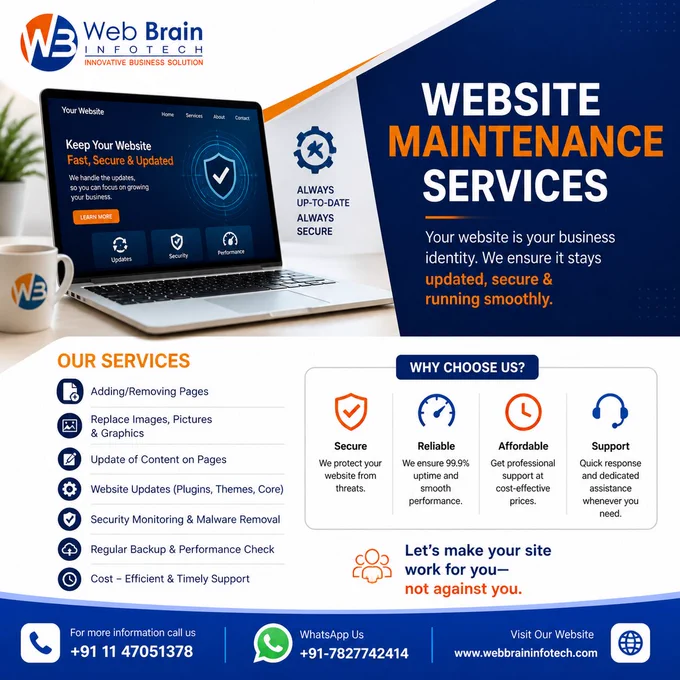 website maintenance services
