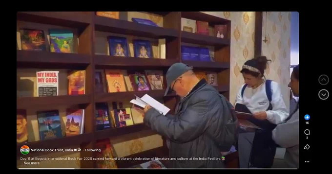 MY INDIA, MY GODS Vol. 1 at the Bogotá International Book Fair (FILBo).