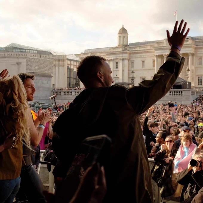 Zack waving