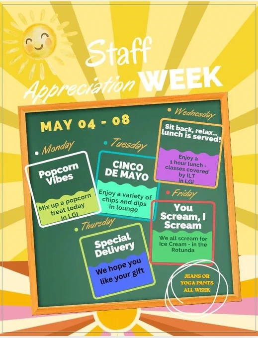 Appretiation Staff Week