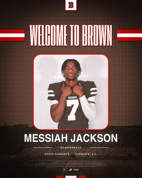 Brown football commit Messiah Jackson