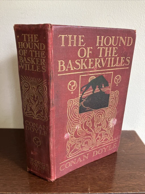 The Hound Of The Baskervilles, Conan Doyle, 1902 1st Edition, Missing 1 Drawing