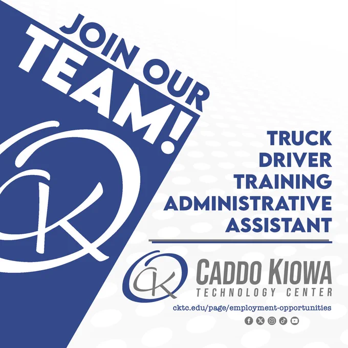 CKTC is currently looking for a Truck Driver Training Administrative Assistant. To apply visit our employment opportunities page on our website at cktc.edu/page/employment-opportunities  #CKTC | #JoinOurTeam | #MakingADifference