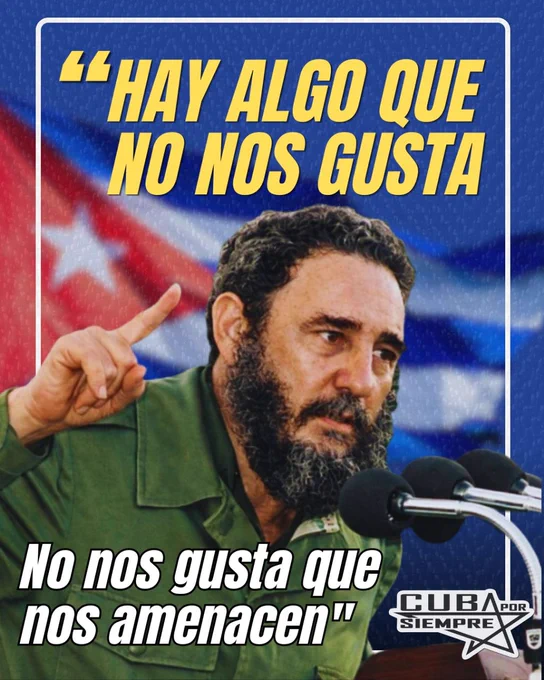 Mientras desde Washington se insiste en presentar a la Isla como una “amenaza”, Cuba continúa demostrando, con hechos, su compromiso histórico con la paz, la solidaridad y el respeto al Derecho Internacional.

Las nuevas medidas constituyen otro intento de asfixia económica que evidencia la incapacidad del poder imperial para doblegar más de seis décadas de soberanía. Frente a la coerción y las amenazas, Cuba se mantiene en pie, sostenida por la unidad, la dignidad y la convicción de su pueblo de defender su derecho a ser libre.

Ni las calumnias ni las agresiones detendrán este camino. Con la historia y la dignidad como respaldo, el pueblo cubano reafirma su determinación de resistir y vencer.