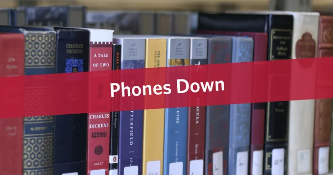 Phones down.