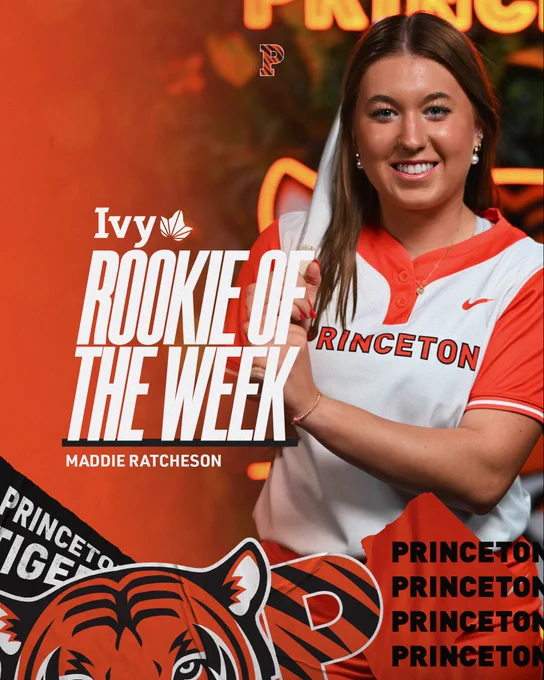 Ivy rookie of the week maddie ratcheson posed photo