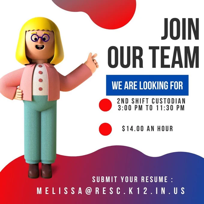 2nd Shift Custodial Position opening