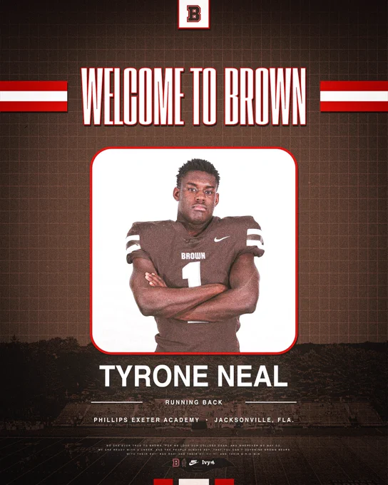 Brown football commit Tyrone Neal