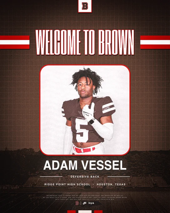 Brown football commit Adam Vessel