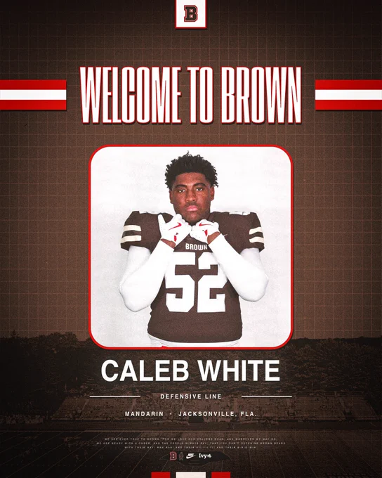 Brown football commit Caleb White