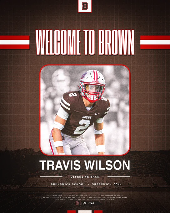 Brown football commit Travis Wilson