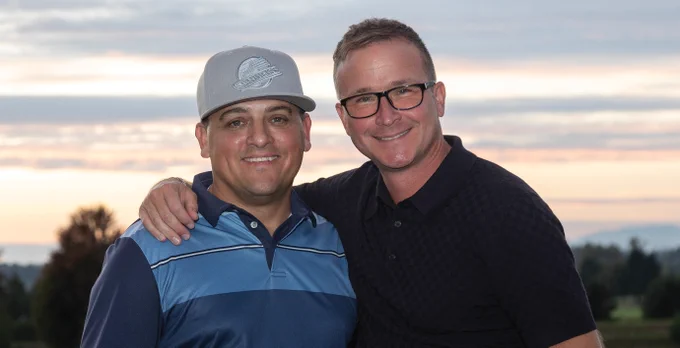 Steve Davis (left) and Jeremy Hallman