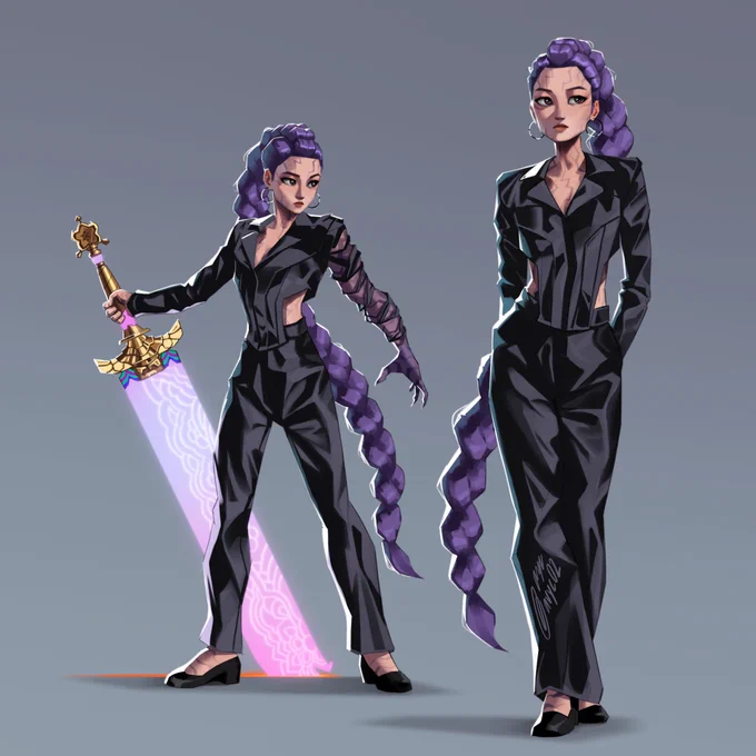 Rumi in Ejae’s outfit