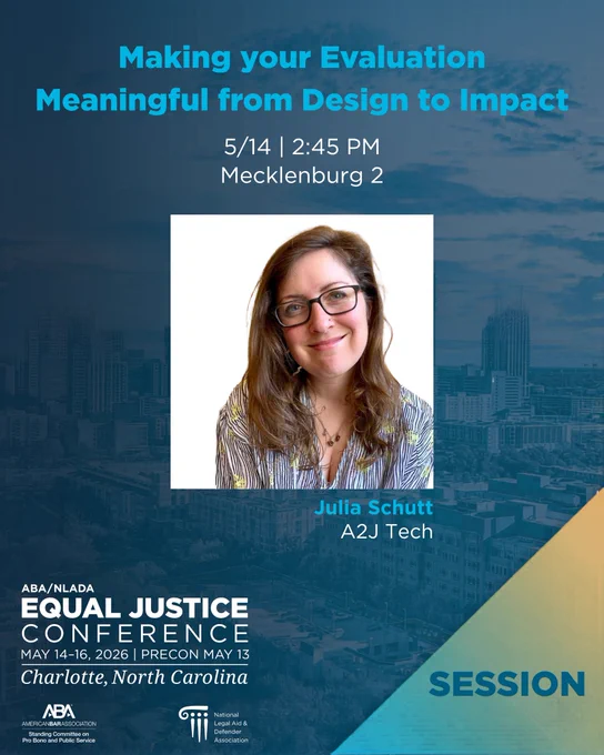 Making your Evaluation Meaningful from Design to Impact; 5/14 at 2:45 PM