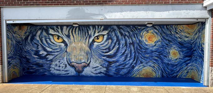 Tiger Court Murals