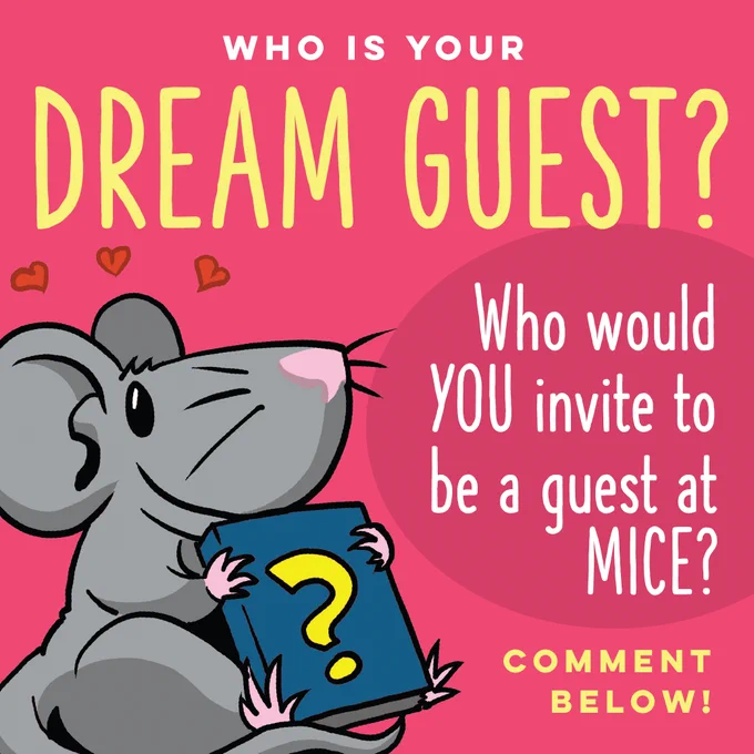 If you were to make a list of featured guests for MICE, who would you invite? Could be a cartoonist you've always admired, maybe it's an indie artist you've come to love, or even a friend you want to see recognized more often! Tag and comment some cartoonists ⬇️ ⬇️ ⬇️