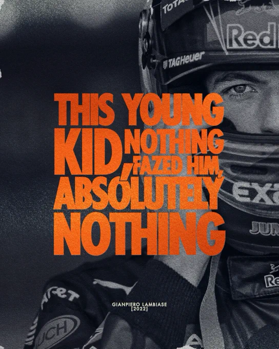 GP (in 2022) -- 'this young kid, nothing fazed him, absolutely nothing'