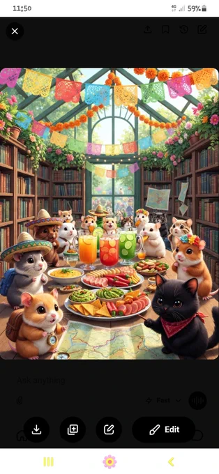 More partying in other library rooms