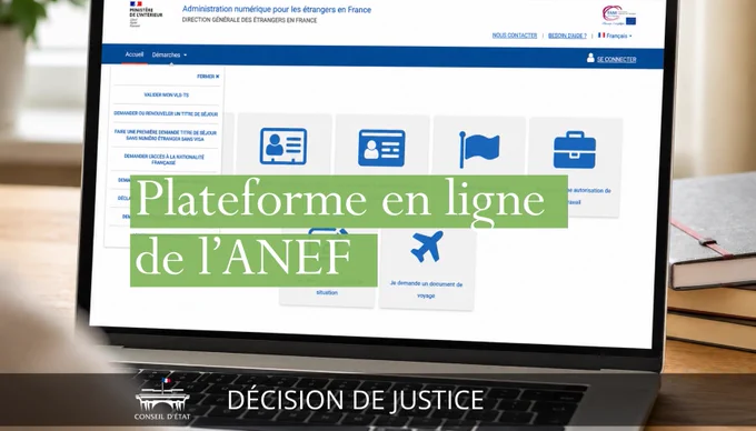Plateforme en ligne de l’ANEF : décision de justice