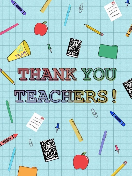 Teacher appreciation