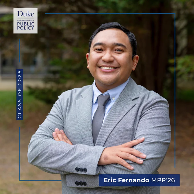 Eric Fernando, Duke Sanford School of Public Policy MPP Class of 2026