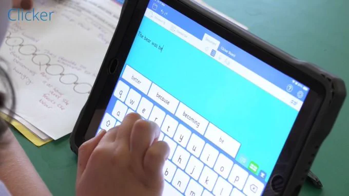 Clicker in use