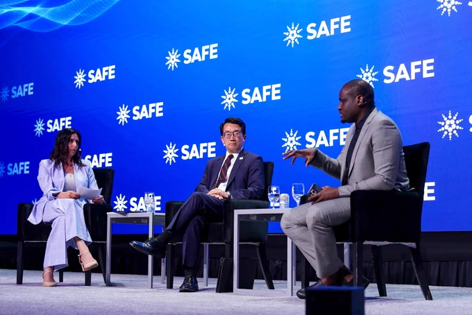 Panel photo: G/C Sam Kwon and Metalex Commodities CEO Ayo Sopitan shared how USTDA’s partnership with Metalex will leverage U.S. tech and expertise to help expand Zambia’s mining sector, advancing responsible resource development to benefit both countries. 