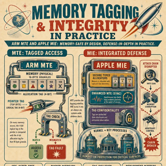 MTE and MIE explanations in a retrofuturistic style