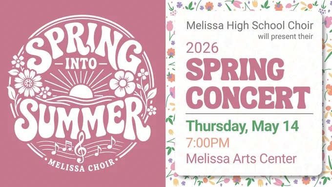 Melissa High School Choir to Perform Spring Concert on May 14