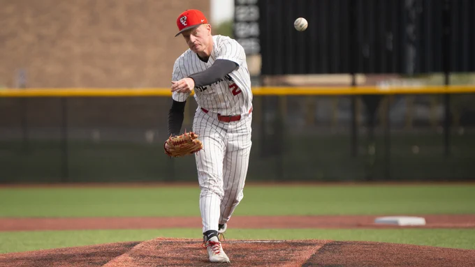 Aidan Byrd earned UMAC Pitcher of the Week after tossing a shutout against Northwestern.