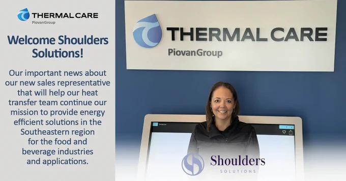 Thermal Care Welcomes Our New Sales Representative | Shoulders Solutions Partnership For The Food And Beverage Industry Within The Southeastern Region Of The United States