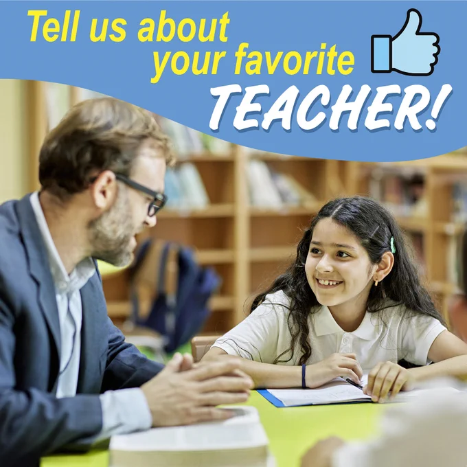 Teacher and Student in a classroom!