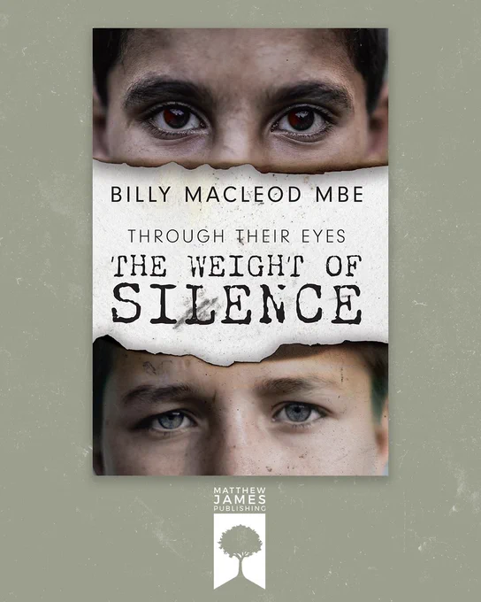 Cover of Through Their Eyes: The Weight of Silence on a sand-coloured background.