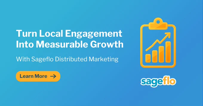 Turn local engagement into measurable growth with Sageflo Distributed Marketing

Learn More

Sageflo