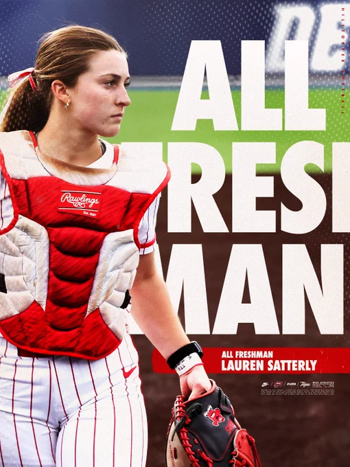 Lauren Satterly All Freshman team.
