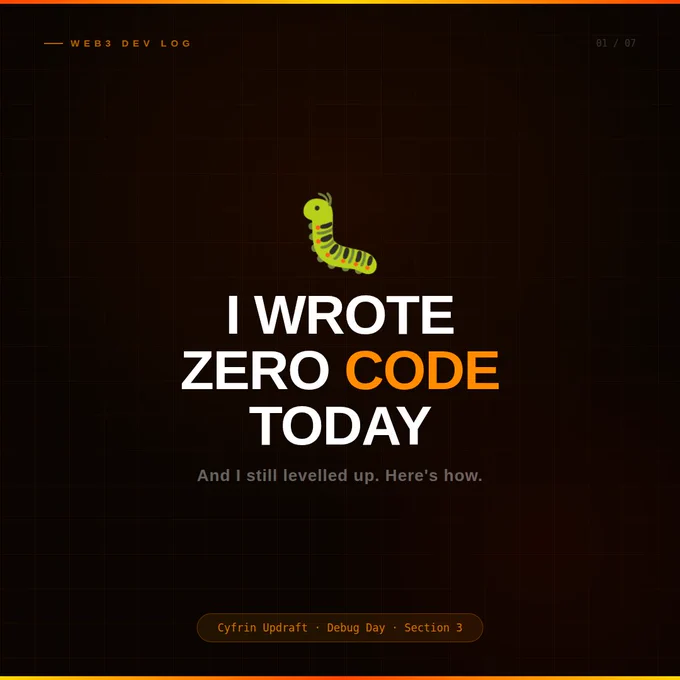 I wrote no code 