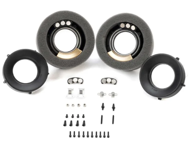 Rock-Tek is the first magnetically locked, bearing-supported tire weight system that keeps mass planted at bottom-dead-center while the tire rotates around it. This keeps the weight effectively stationary relative to the chassis, maximizing CG reduction without the rotating mass penalty of traditional wheel weights. Instead of spinning dead mass, Rock-Tek controls weight dynamics to improve climbing stability and balance.