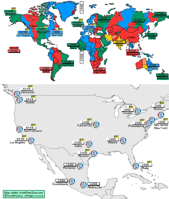 Match Times for the 2026 FIFA World Cup for Multiple Time Zones

https://www.worldtimezone.com/time/fifa-time-map2026.php

#FIFAWorldCup 
#WeAre26 #FWC26 
#WorldCup #FIFA 
@wtz_worldtimezone 
#football #soccer 
#MetLifeStadium 
@EstadioAzteca 
@FIFAWorldCup 
@FIFAcom 
@FWC26NYNJ

