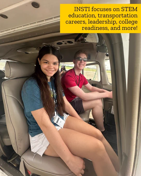 INSTI focuses on STEM education, transportation careers, leadership, college readiness, and more!