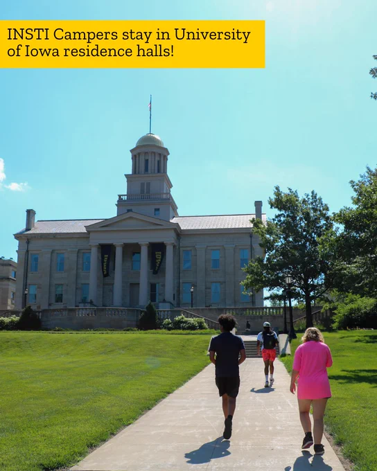 INSTI Campers stay in University of Iowa residence halls!