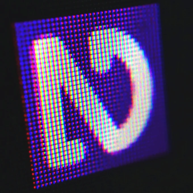 Close up of the NVDA notification area icon